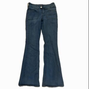 Garage Classic Blue Flared Women's Jeans